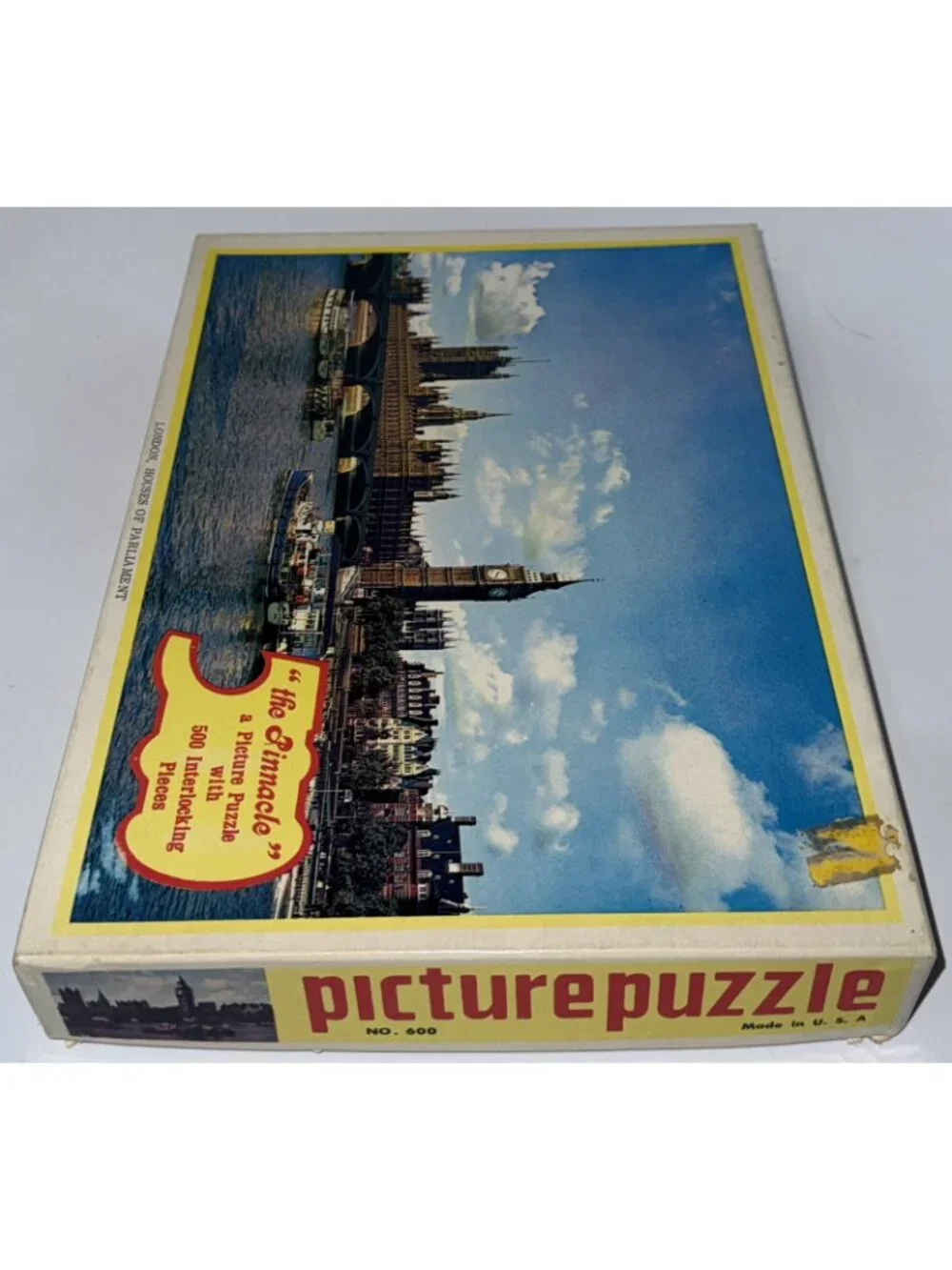Vintage Picture Puzzle London Houses Of Parliament The Pinnacle 500 Pieces